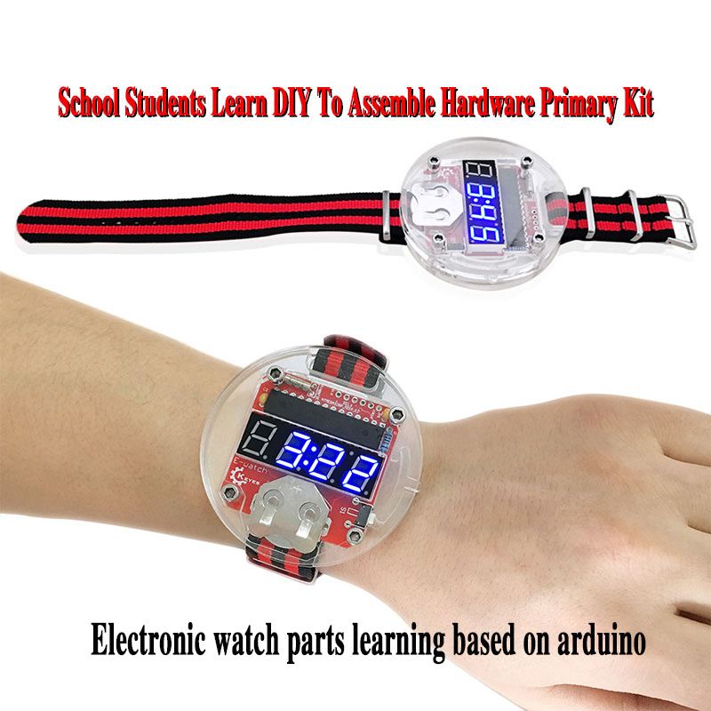 Diy Electronics Kits - Kit LED Chip Tunggal Jam DIY