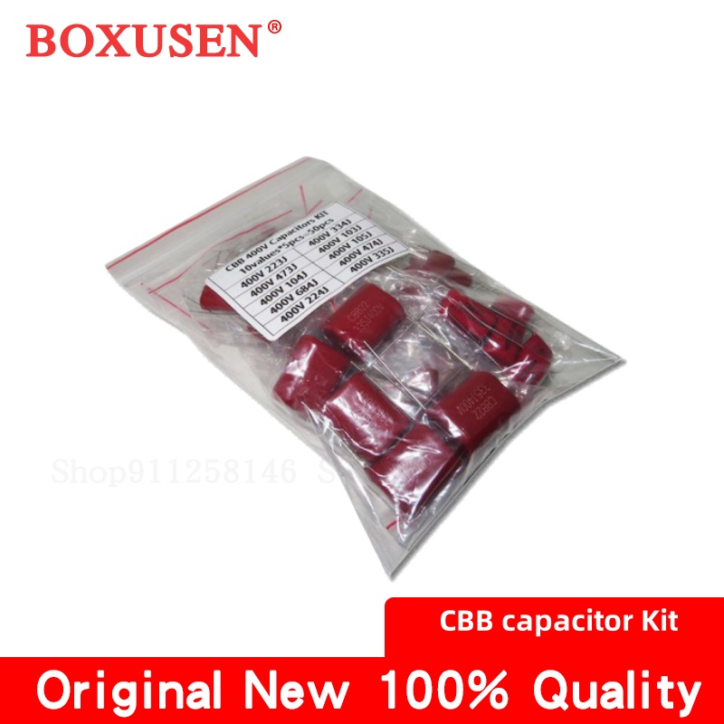 Capacitor Kit Assortment - 10 Nilai * 5 Buah =