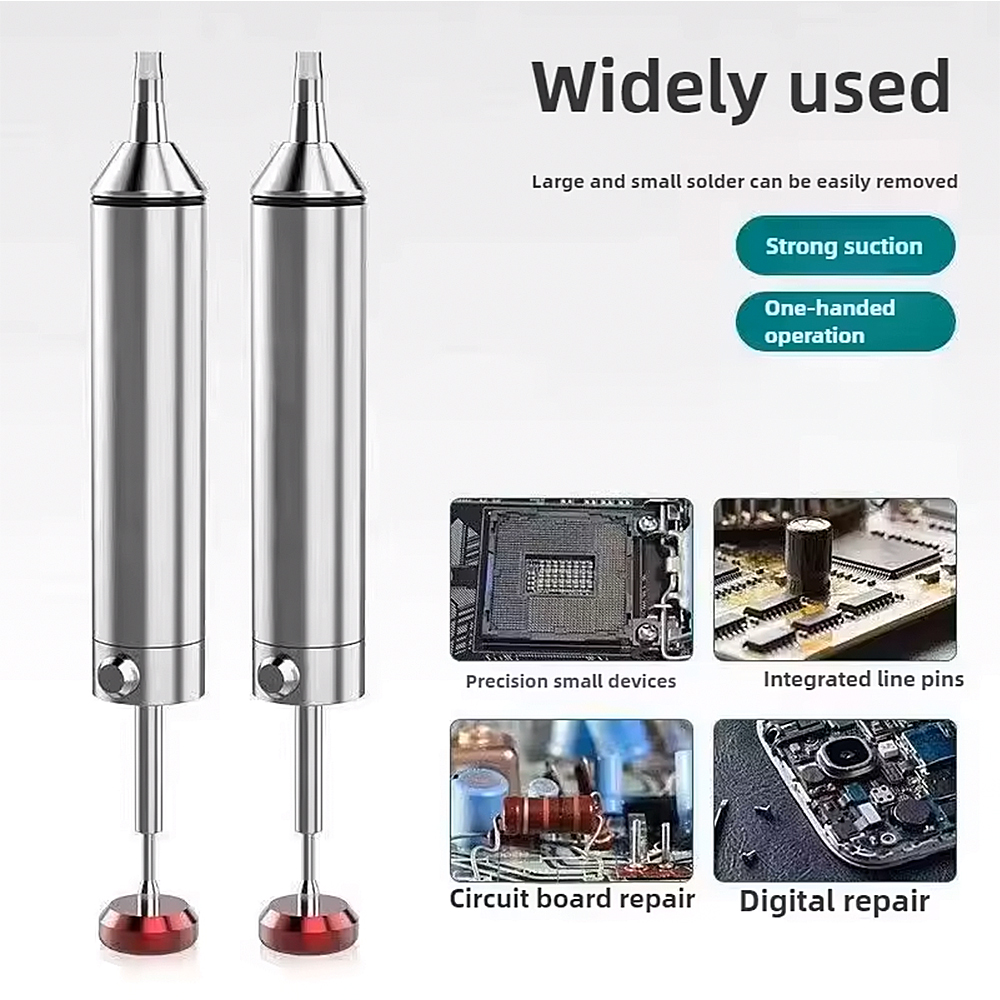 Flux Pen Electronics - Pompa Desolder Aluminium, Alat Hisap Timah,