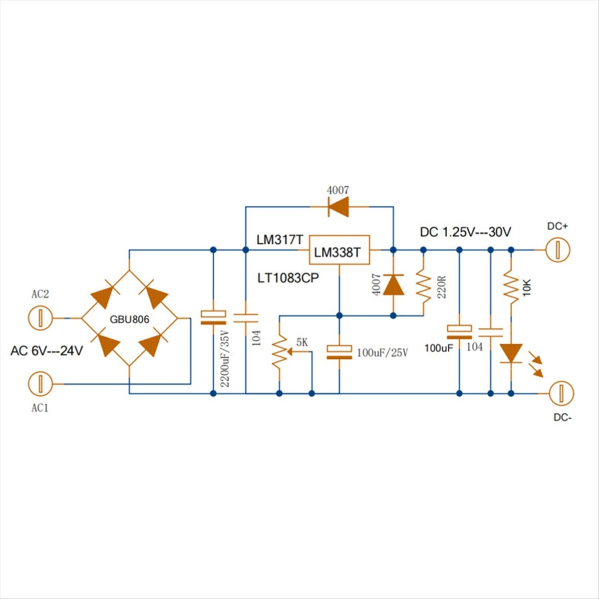 Diy Electronics Filament - Papan Catu Daya Linear Teratur yang