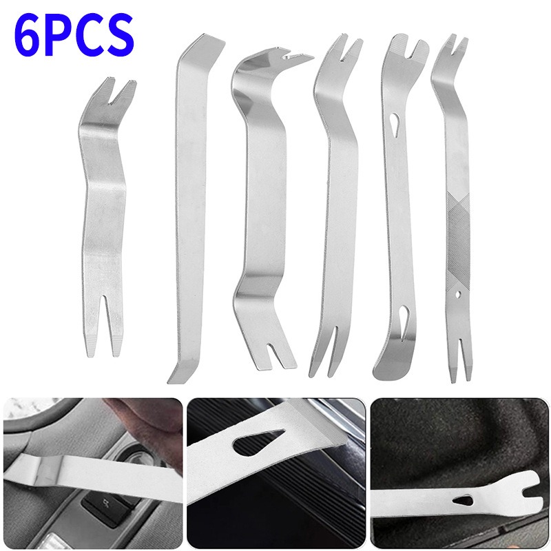 Diy Electronics Radio - 6Pcs Peralatan Pembongkaran Trim Interior Mobil,
