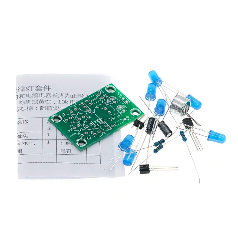 Diy Electronics Kits - Kit Lampu Melodi Kontrol Suara Elektronik