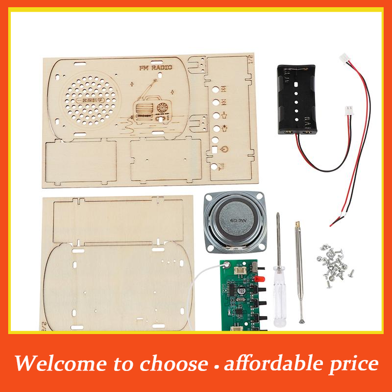 Diy Electronics Projects For Kids - Kit Radio FM Kayu DIY Vintage,
