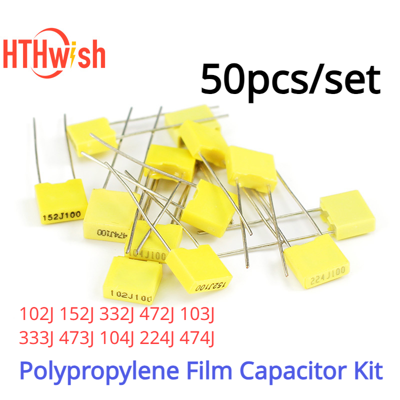 Capacitor Kit Assortment - 50 buah 102J ~ 474J Kit