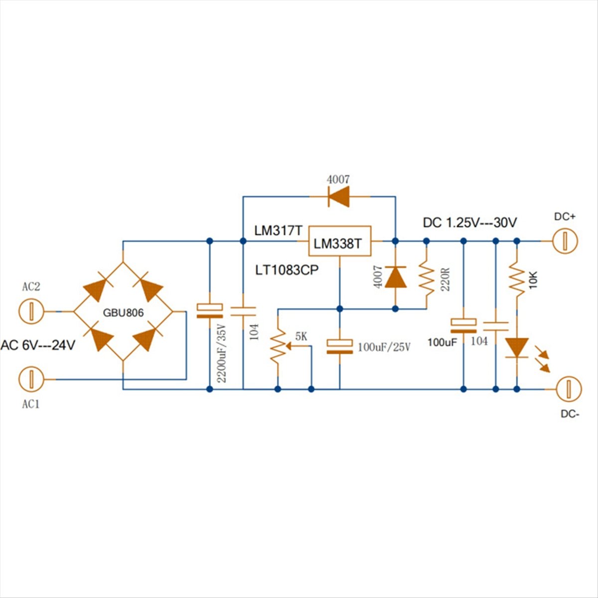 Diy Electronics Filament - Papan Catu Daya Linear Teratur yang
