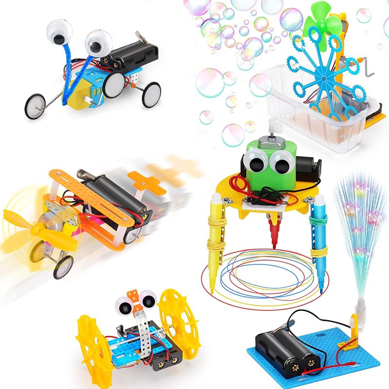 Diy Electronics Projects For Kids - 6in1 Mainan Sains DIY Blok Bangunan