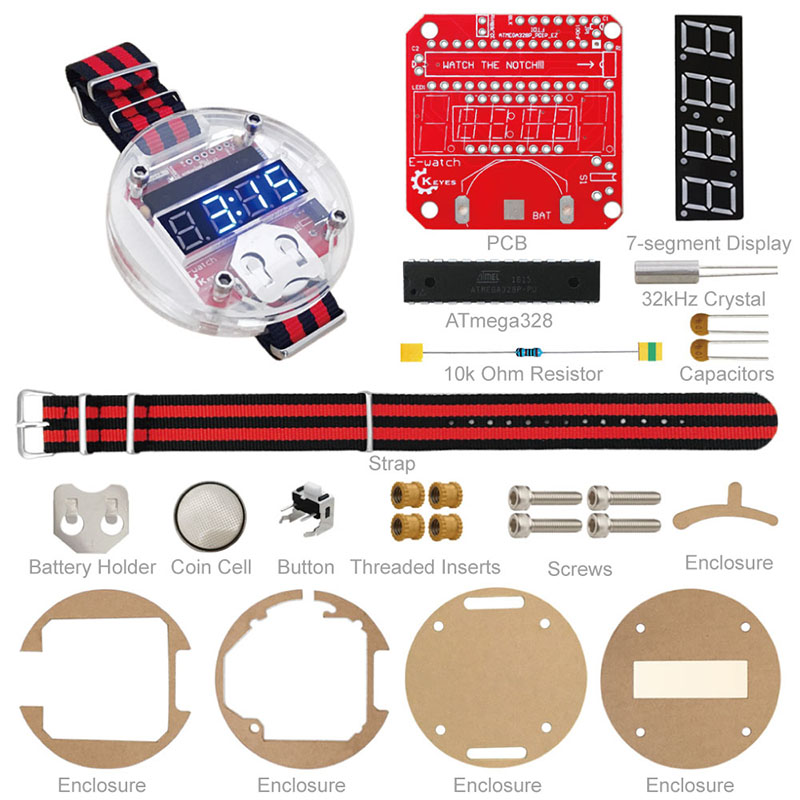 Kit LED Chip Tunggal Jam DIY B - Diy Electronics Kits ulasan dan harga