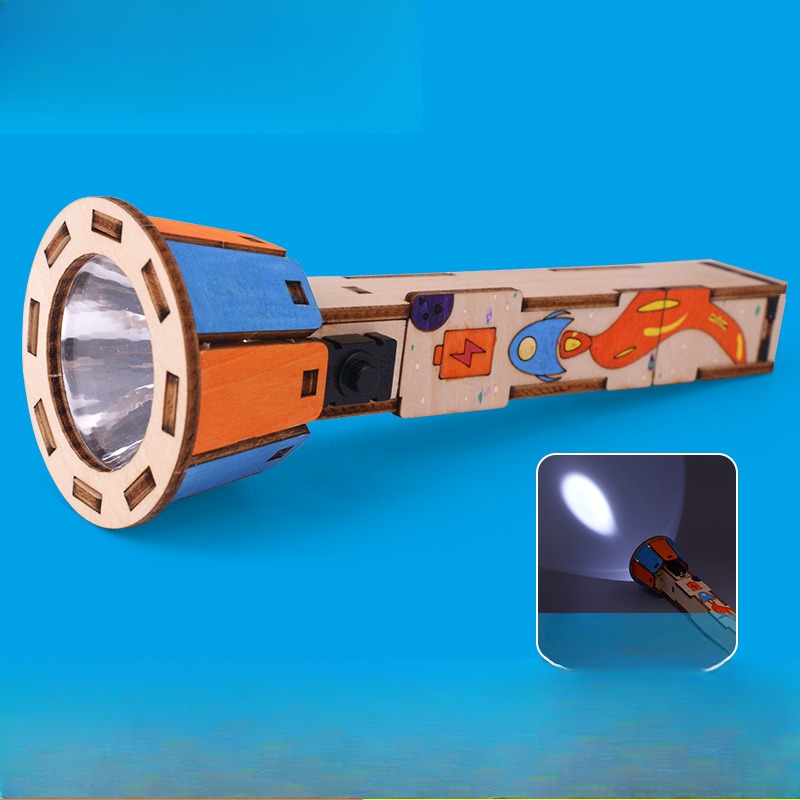Kit Senter Kayu DIY Percobaan  - Diy Electronics Projects For Kids ulasan dan harga