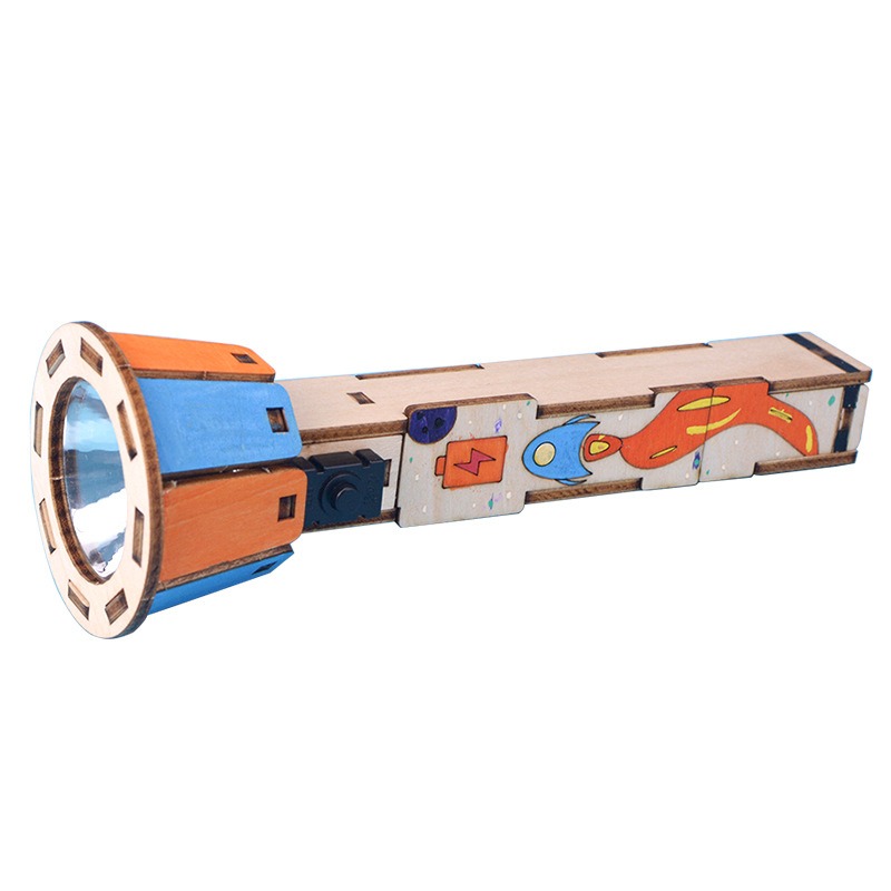 Kit Senter Kayu DIY Percobaan  - Diy Electronics Projects For Kids ulasan dan harga