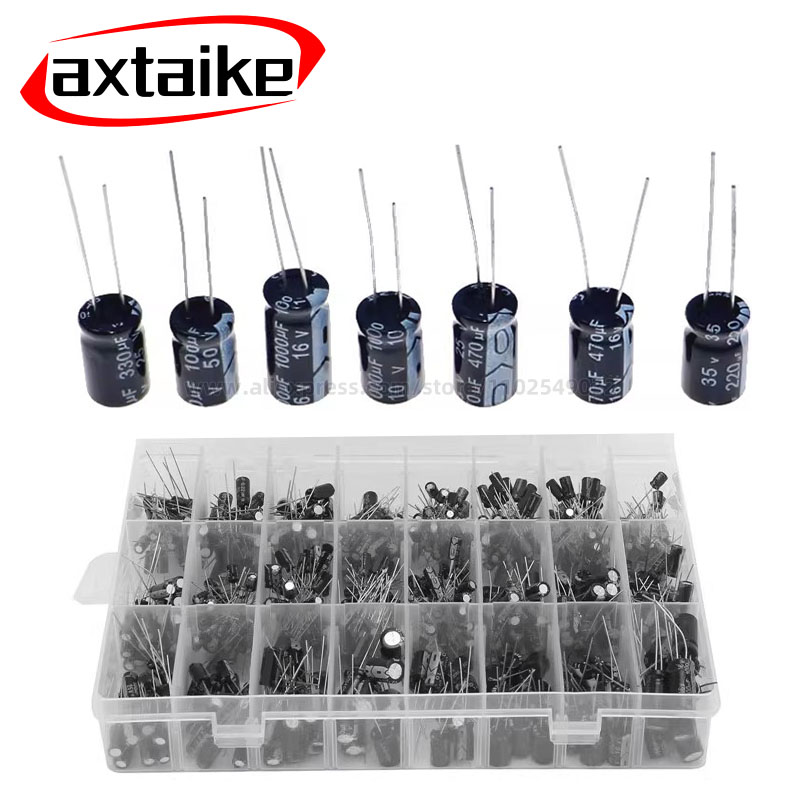 Kapasitor Radial 120/200/500pc - Capacitor Kit Assortment ulasan dan harga