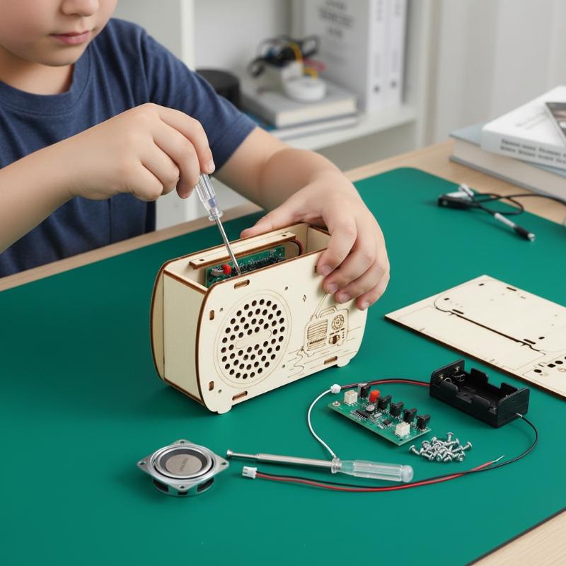Kit Radio FM Kayu DIY Vintage  - Diy Electronics Projects For Kids ulasan dan harga