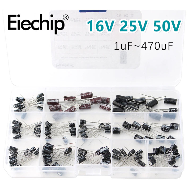120 buah 12 jenis kapasitor el - Capacitor Kit Assortment ulasan dan harga