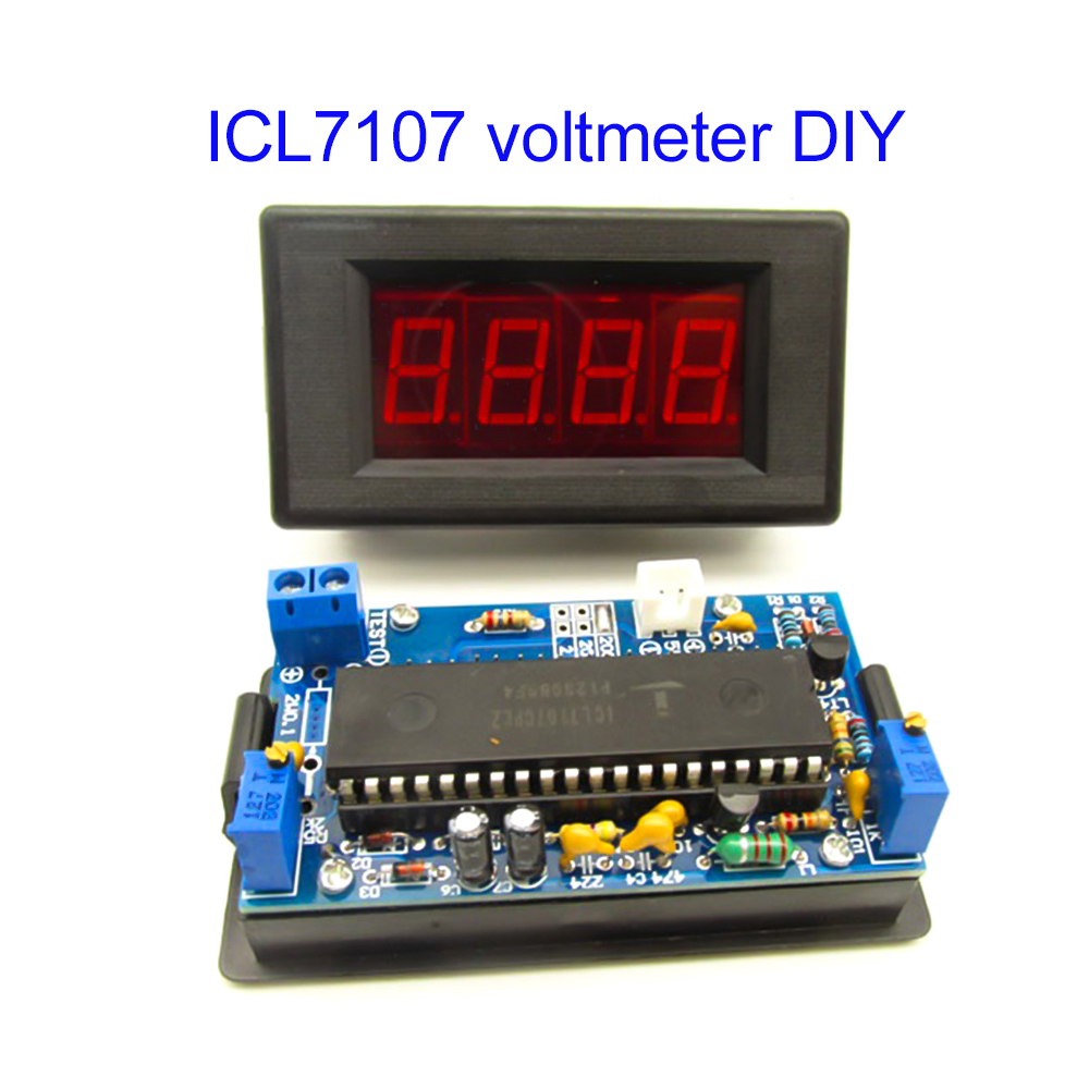 Kit Suku Cadang Voltmeter ICL7 - Diy Analog Electronics ulasan dan harga