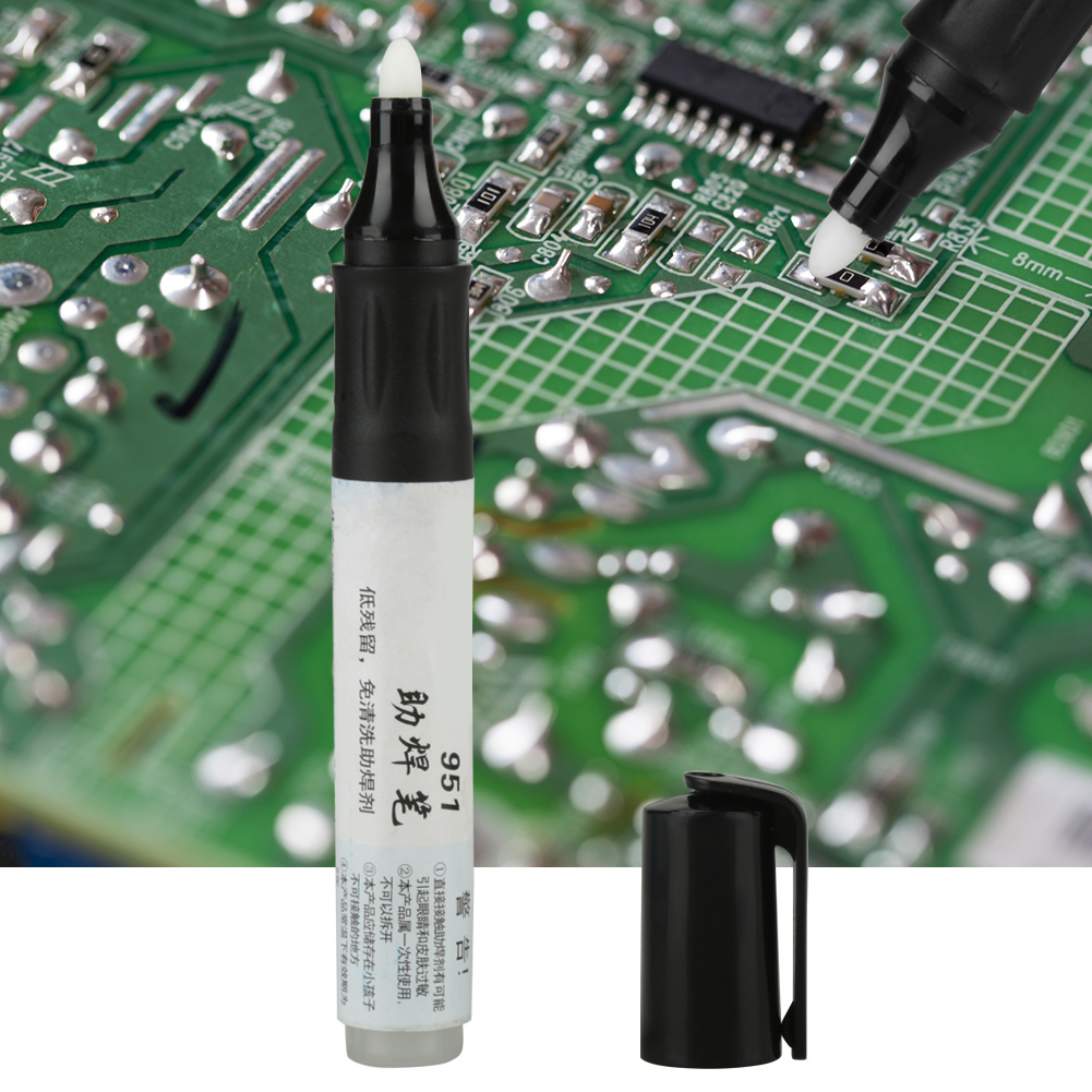 Pena Fluks Solder 951 13cm Tan - Flux Pen Electronics ulasan dan harga