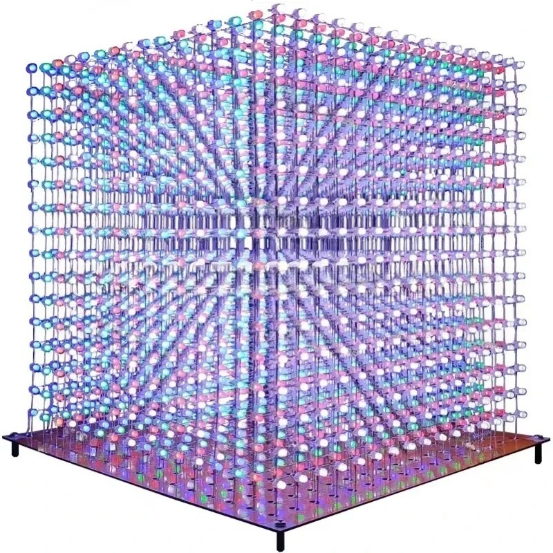 3 D16mini Light Cube Kit 16x16 - Diy Electronics Kits ulasan dan harga