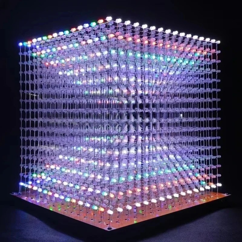 3 D16mini Light Cube Kit 16x16 - Diy Electronics Kits ulasan dan harga