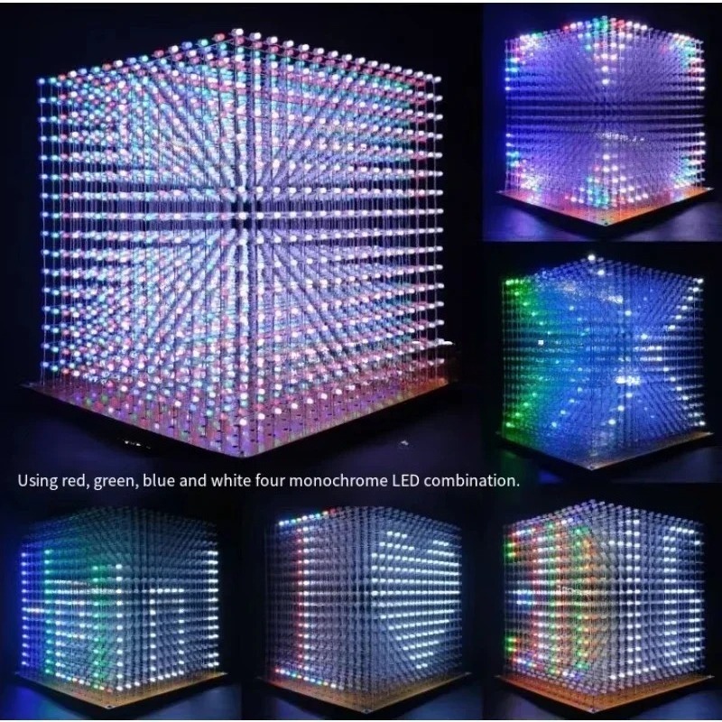 3 D16mini Light Cube Kit 16x16 - Diy Electronics Kits ulasan dan harga