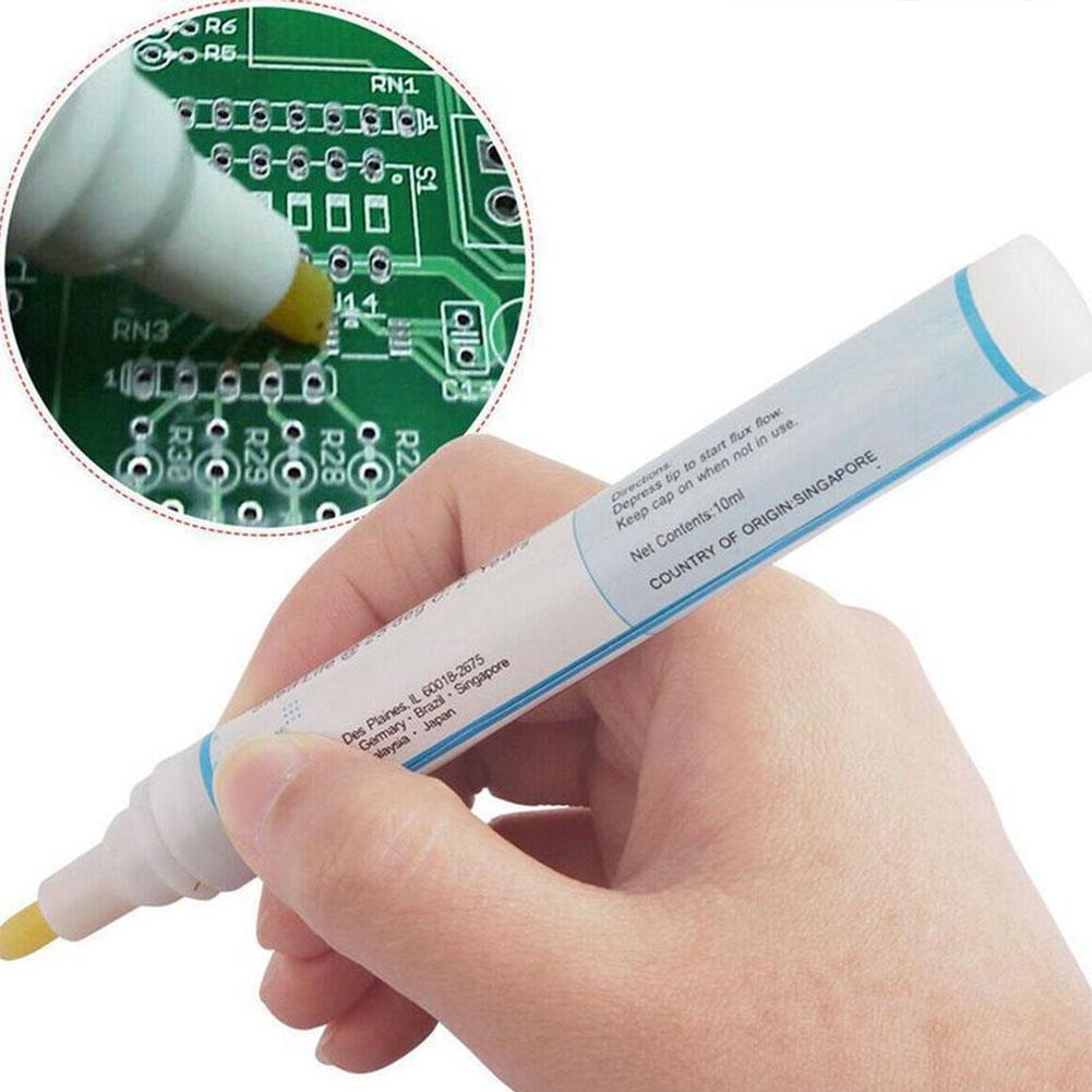 Pena Fluks Solder 10ml DIY Kes - Flux Pen Electronics ulasan dan harga