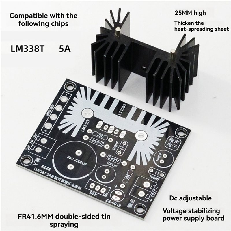 JABS-3X Papan Catu Daya Linear - Diy Electronics Filament ulasan dan harga