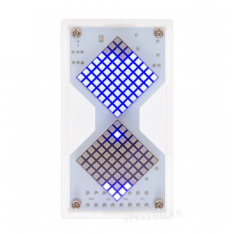 Jam Pasir LED Matrix Cyberpunk - Diy Electronics Hobby ulasan dan harga
