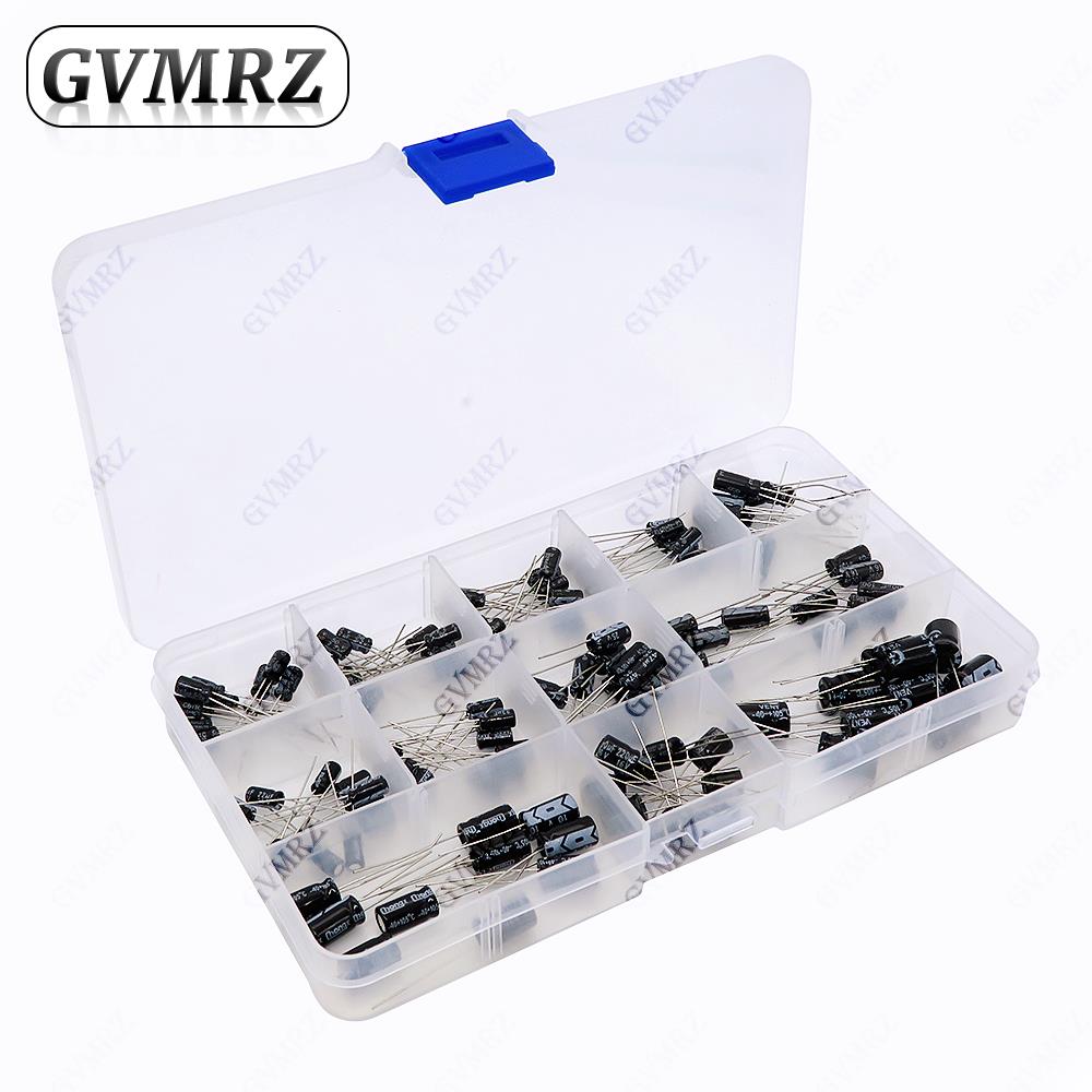 120PCS/lot 12 Nilai 1uF-470uF  - Capacitor Kit Assortment ulasan dan harga