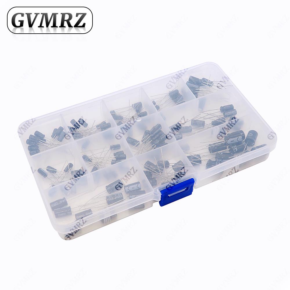 120PCS/lot 12 Nilai 1uF-470uF  - Capacitor Kit Assortment ulasan dan harga