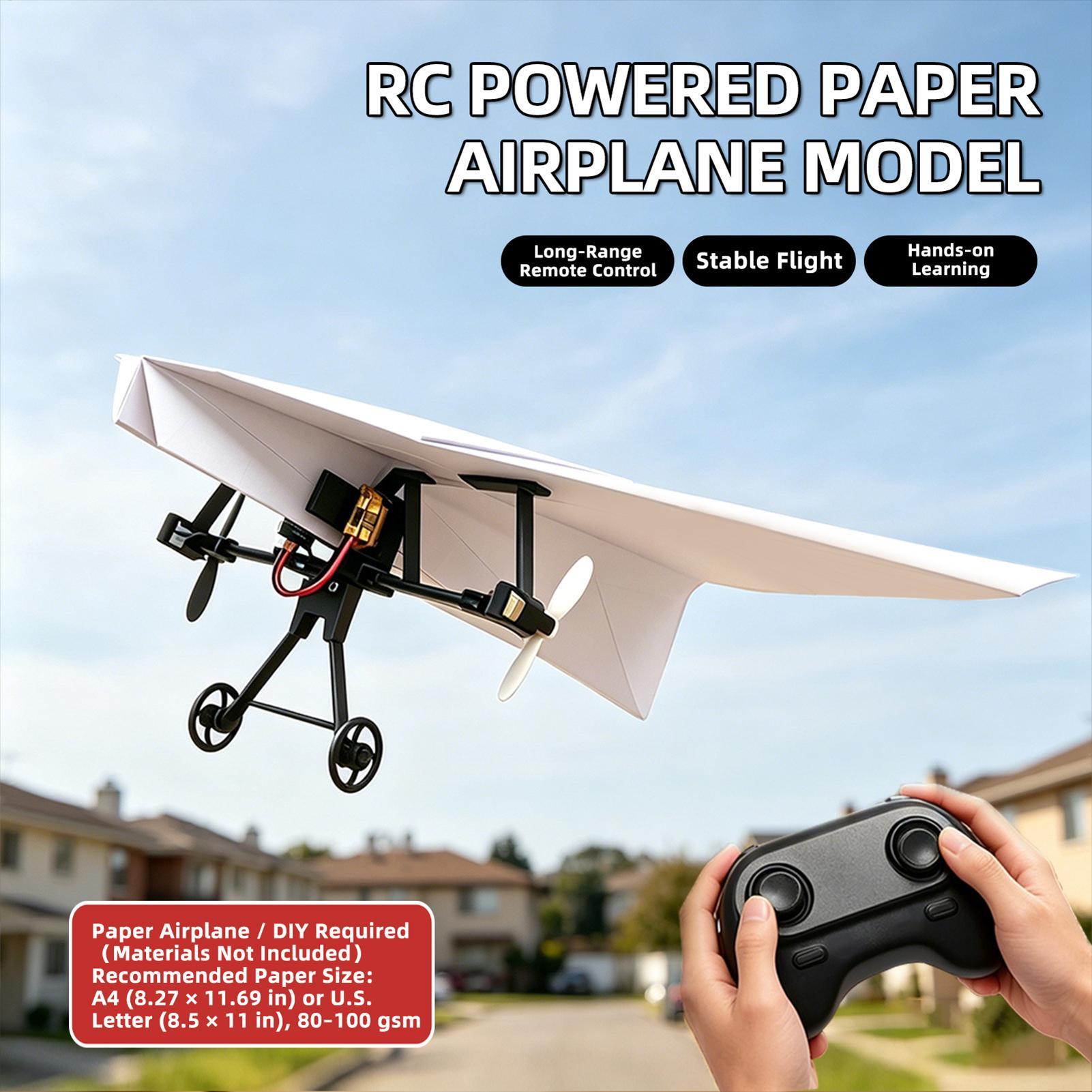Kit Pesawat Kertas RC DIY Main - Diy Electronics Kits ulasan dan harga