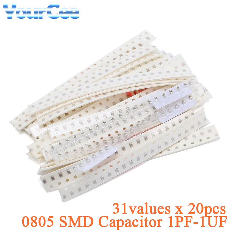500 Buah-1200 Buah 0805 0603 0 - Capacitor Kit Assortment ulasan dan harga