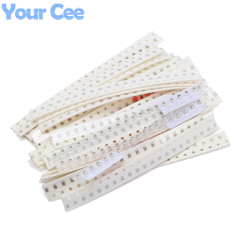 500 Buah-1200 Buah 0805 0603 0 - Capacitor Kit Assortment ulasan dan harga