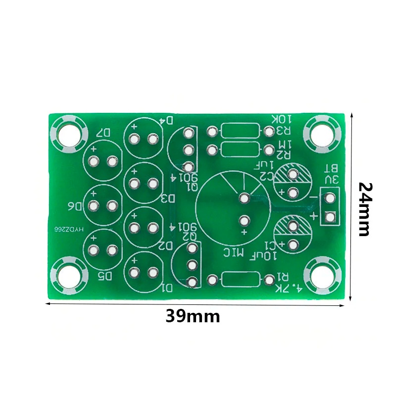 Kit Lampu Melodi Kontrol Suara - Diy Electronics Kits ulasan dan harga