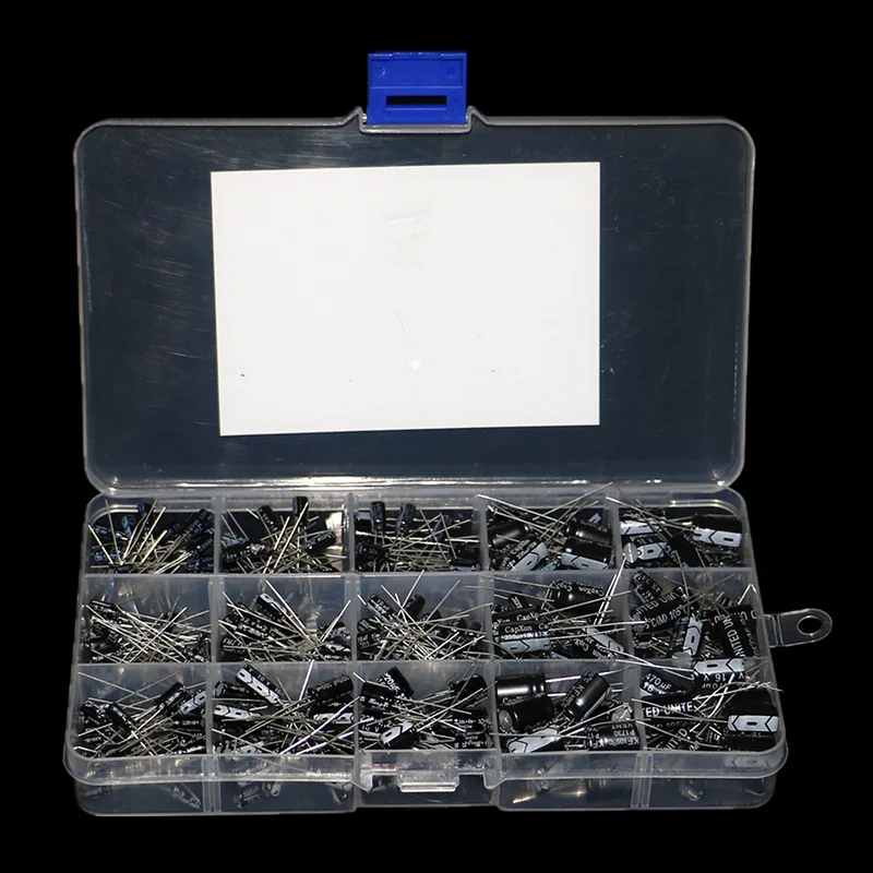 300 buah 15 jenis 16V 50V 0.1u - Capacitor Kit Assortment ulasan dan harga