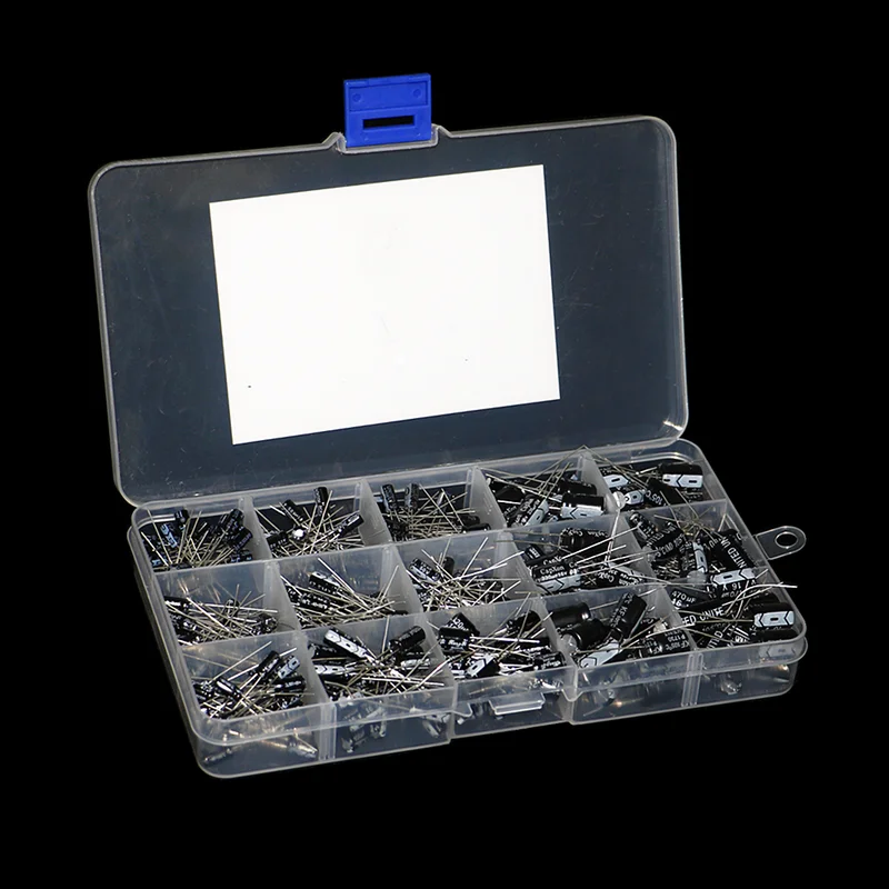300 buah 15 jenis 16V 50V 0.1u - Capacitor Kit Assortment ulasan dan harga
