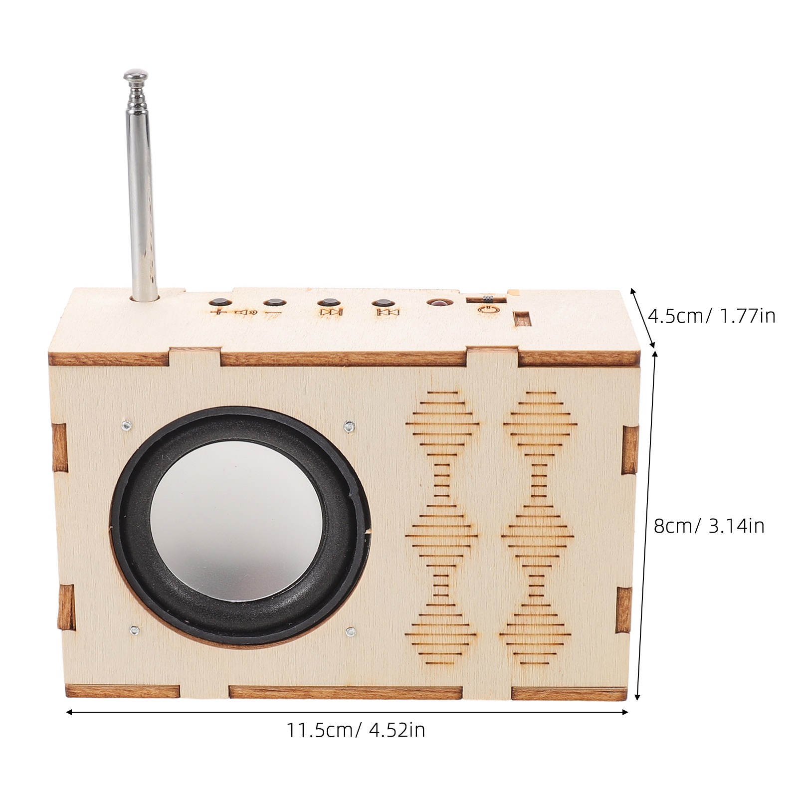 Kit Radio Batang Kayu DIY Puzz - Diy Electronics Projects For Kids ulasan dan harga