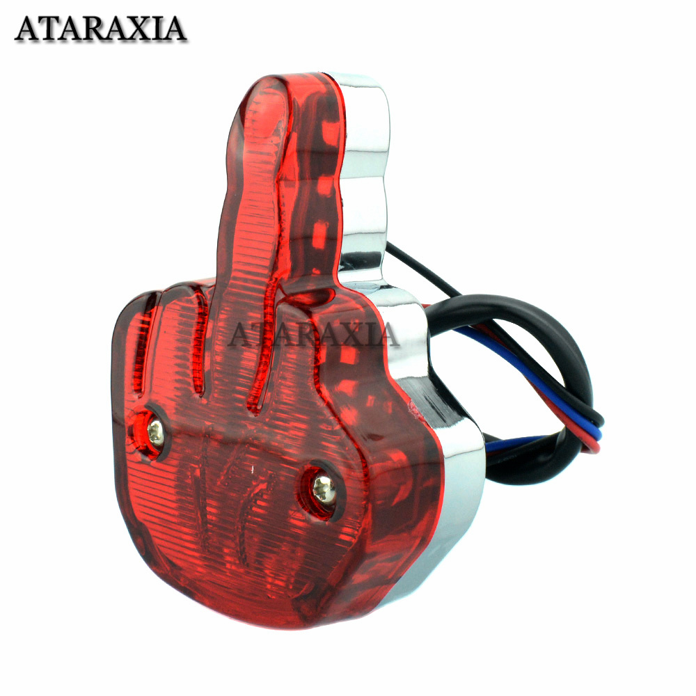Lampu belakang LED sepeda moto - Diy Lamp Electronics ulasan dan harga