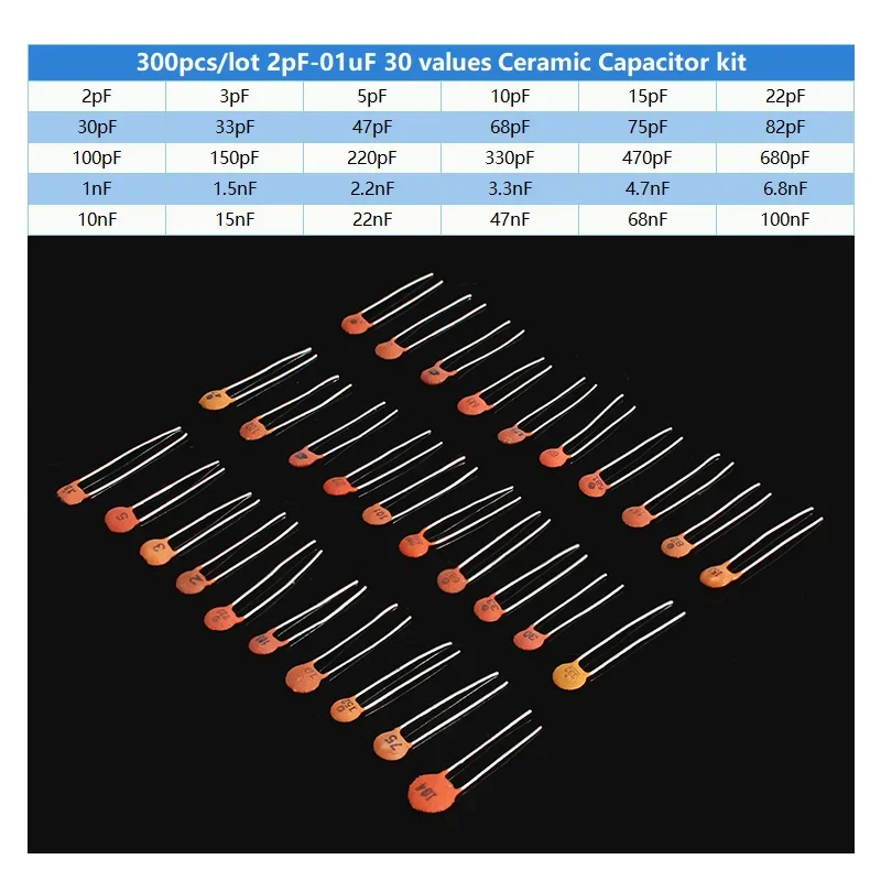 300 Buah/960 Buah Set Kapasito - Capacitor Kit Assortment ulasan dan harga