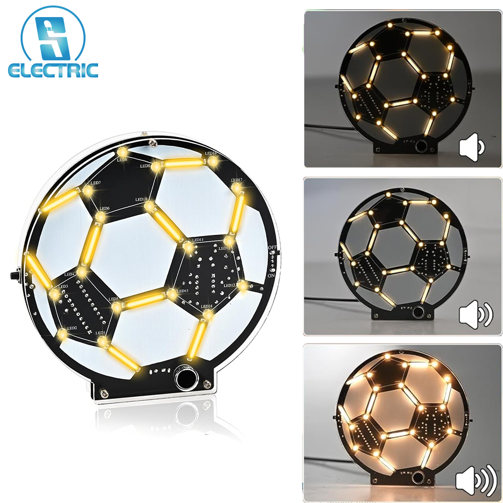 Kit Solder LED Bola Sepak DIY  - Diy Electronics Filament ulasan dan harga