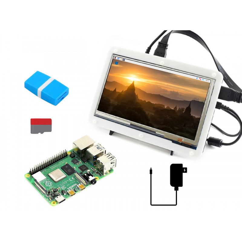 Kit Layar Raspberry Pi 4 Model - Diy Electronics Kits ulasan dan harga