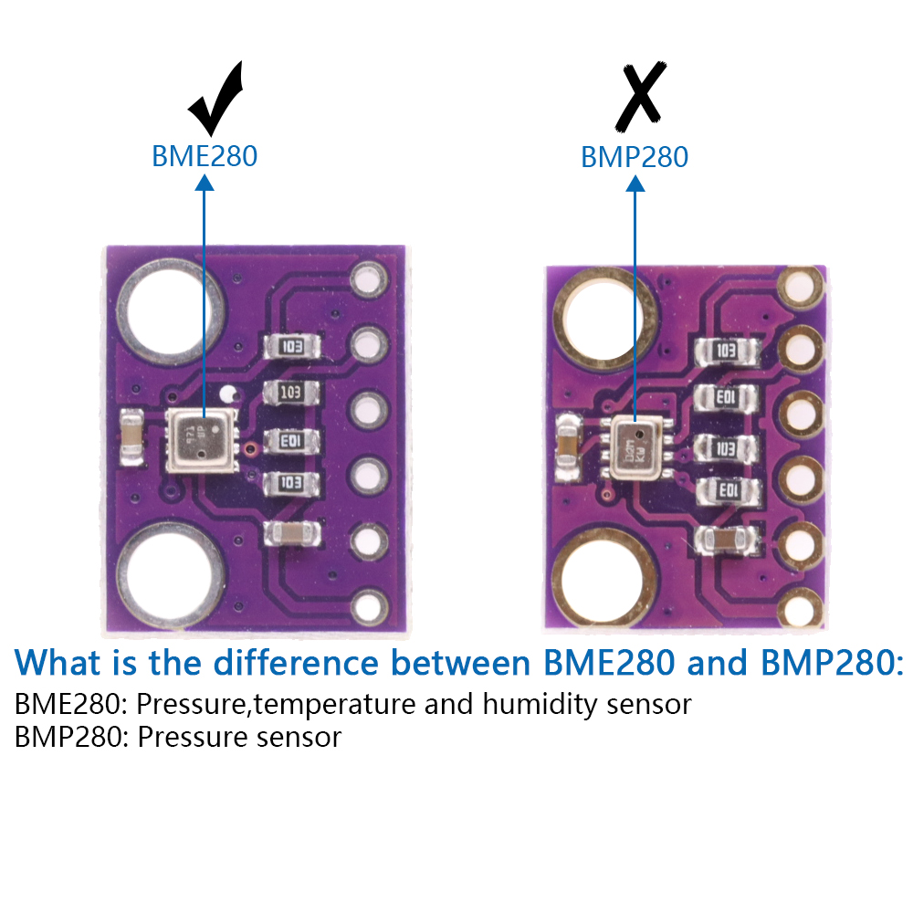 3in1 BME280 3.3V BMP280 5V Dig - Bme280 Humidity Sensor ulasan dan harga
