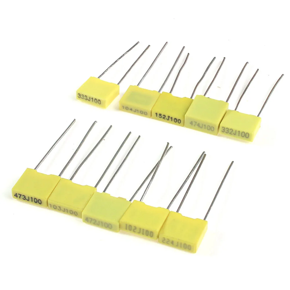 50 buah 102J ~ 474J Kit kapasi - Capacitor Kit Assortment ulasan dan harga
