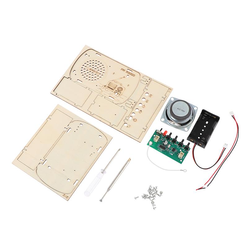 【BS】Kit Radio FM Kayu DIY Proy - Diy Electronics Projects For Kids ulasan dan harga