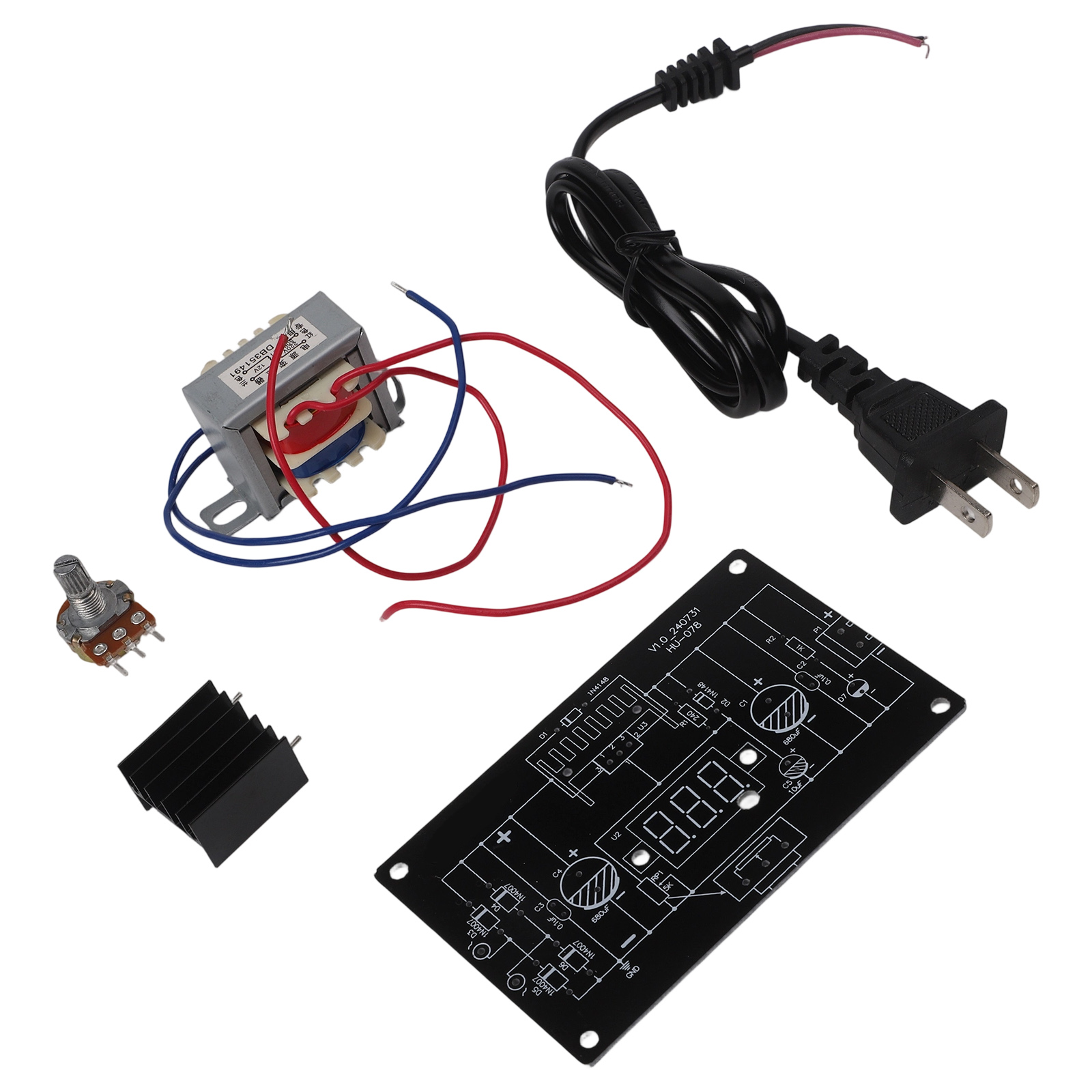 LM317 Kit Papan Catu Daya Regu - Diy Electronics Kits ulasan dan harga