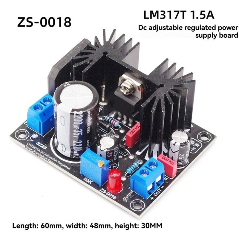 M52K-LM317 Papan Catu Daya Lin - Diy Electronics Filament ulasan dan harga