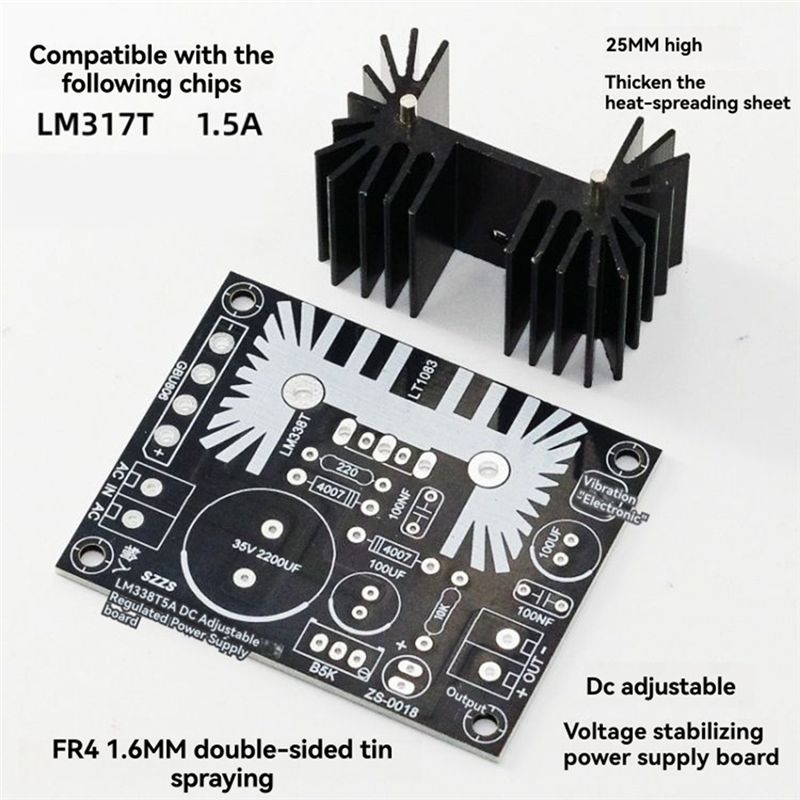 M52K-LM317 Papan Catu Daya Lin - Diy Electronics Filament ulasan dan harga
