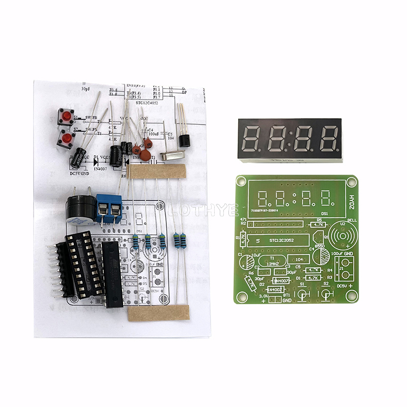 Kit Elektronik DIY LED 4 Jam T - Diy Electronics Youtube ulasan dan harga