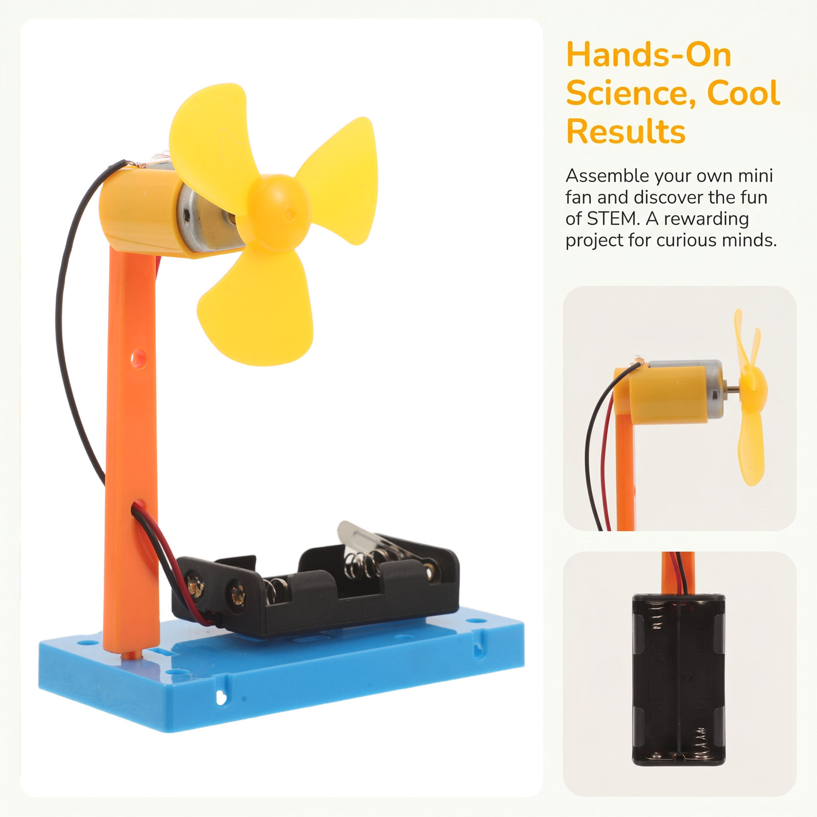 Kit Sains Kipas Listrik Mini,  - Diy Electronics Projects For Kids ulasan dan harga
