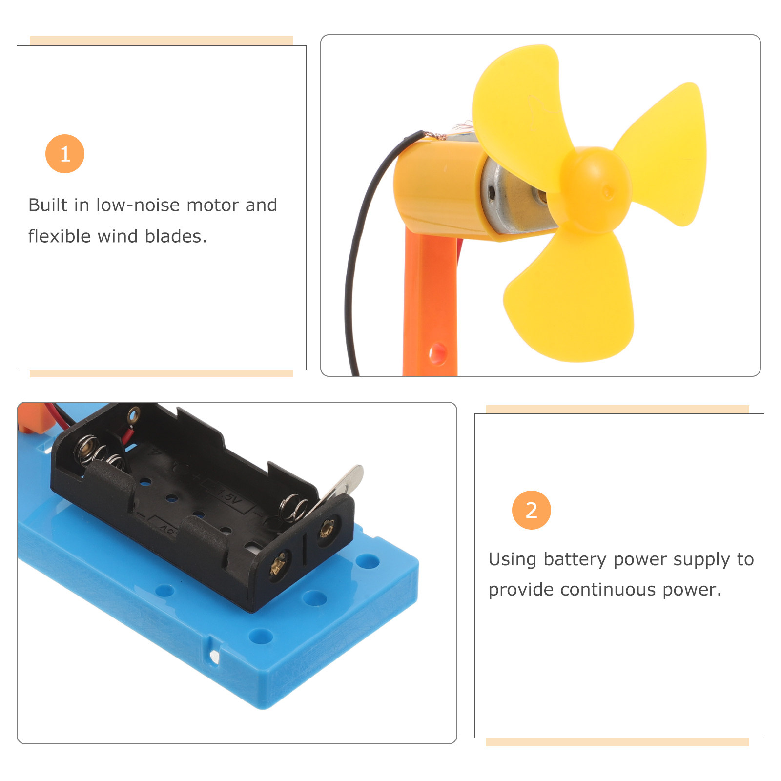 Kit Sains Kipas Listrik Mini,  - Diy Electronics Projects For Kids ulasan dan harga