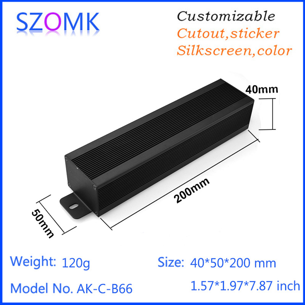 1 Buah 40*50*200Mm Kotak Alumi - Diy Enclosure For Electronics ulasan dan harga