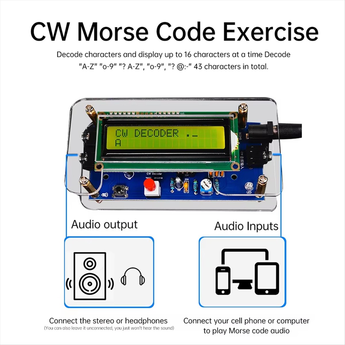 Papan Sirkuit Dekoder Kode Mor - Diy Electronics Circuits ulasan dan harga