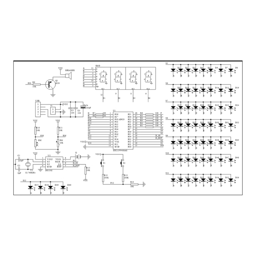 Kit Elektronik DIY Jam LED Ber - Diy Electronics Youtube ulasan dan harga