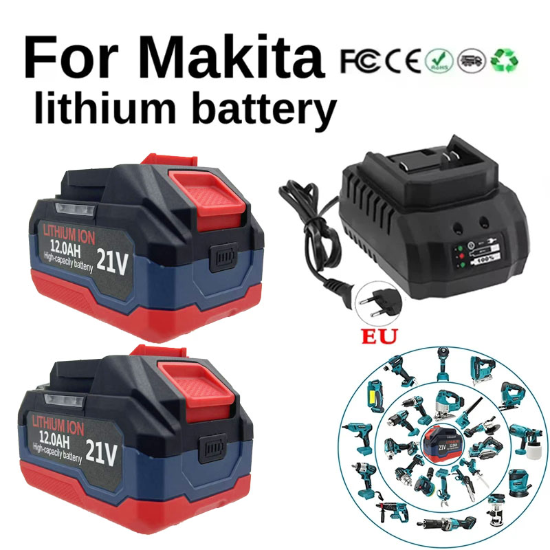 Baterai Lithium Isi Ulang 18V  - Makita Drill Ddf484 ulasan dan harga
